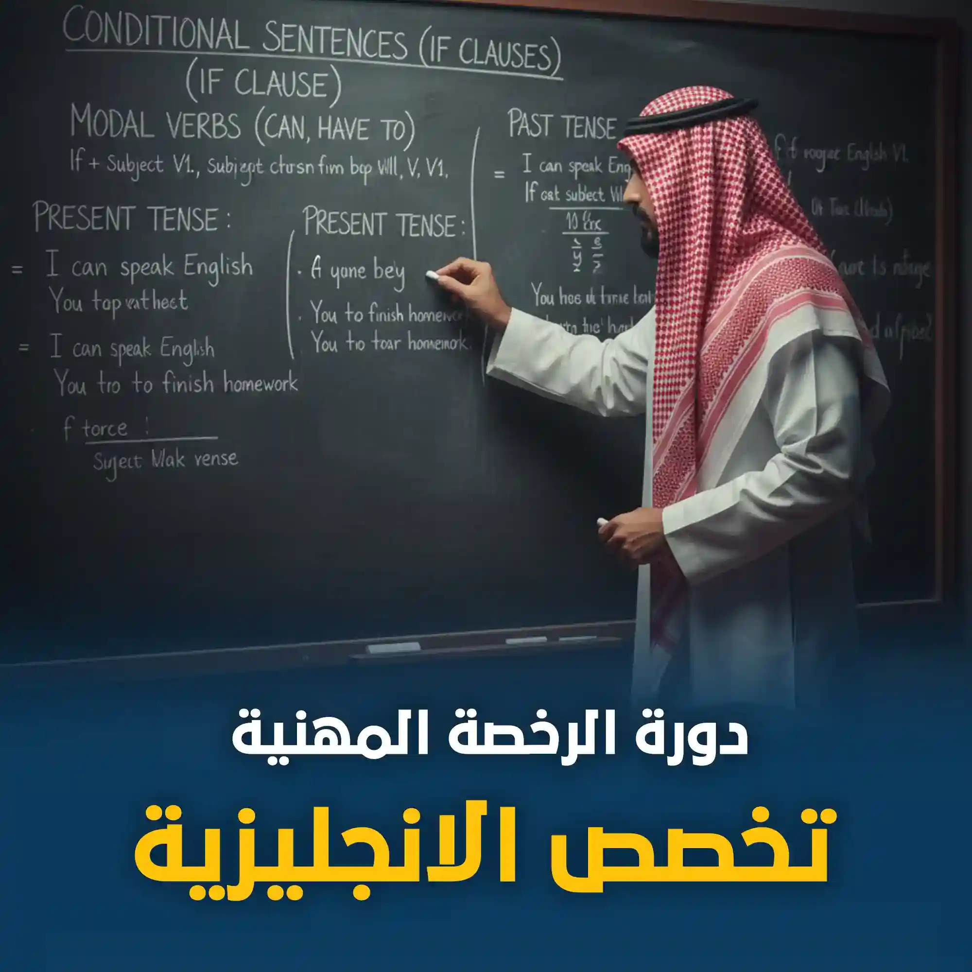 دورة الرخصة المهنية ( تخصص الانجليزية ) مسجلة
