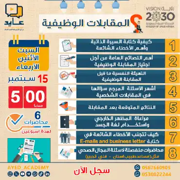 دورة المقابلات الوظيفية