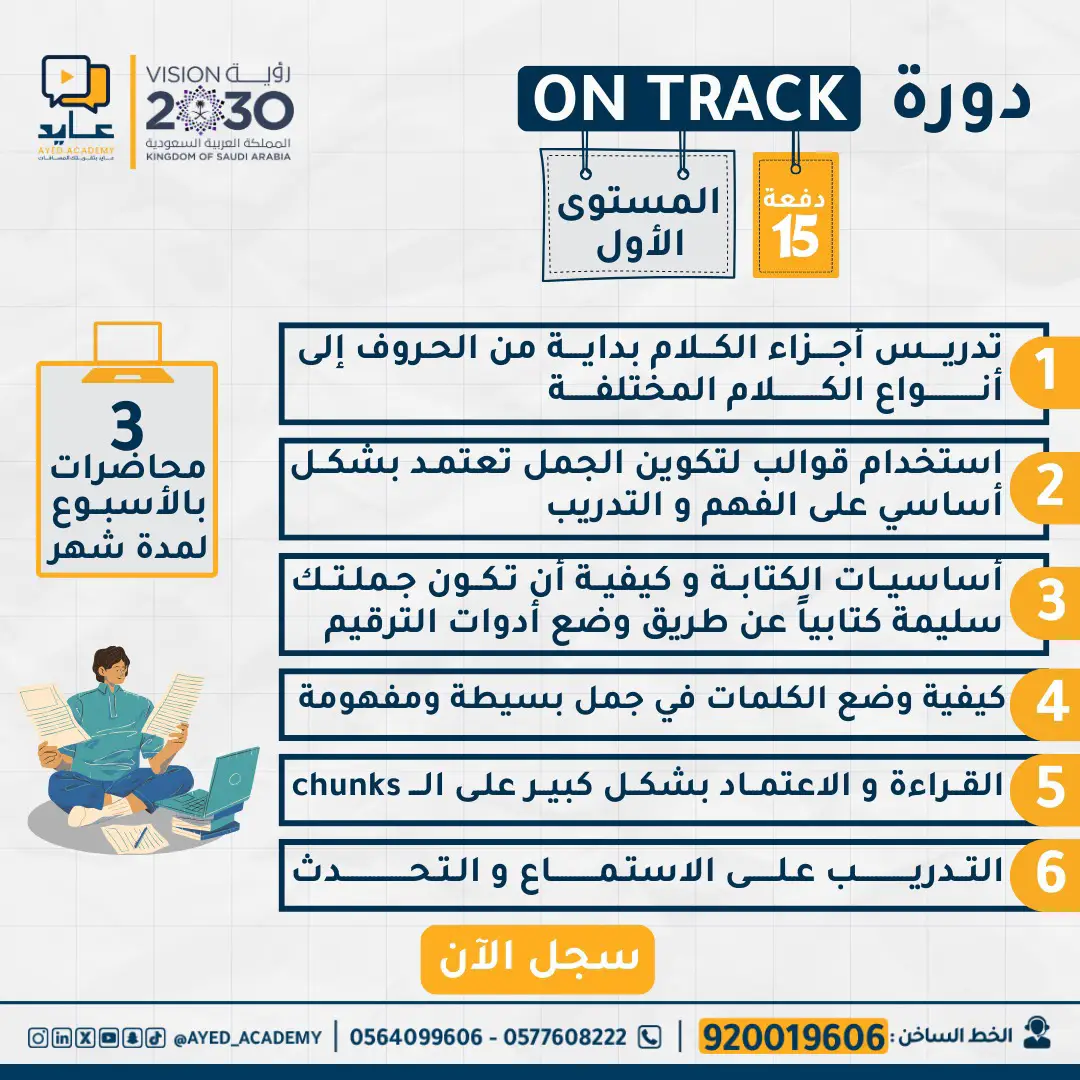 دورة التأسيس LEVEL 1 الدفعه الخامسة عشر